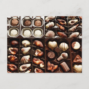 Carte Postale Boîte de chocolat