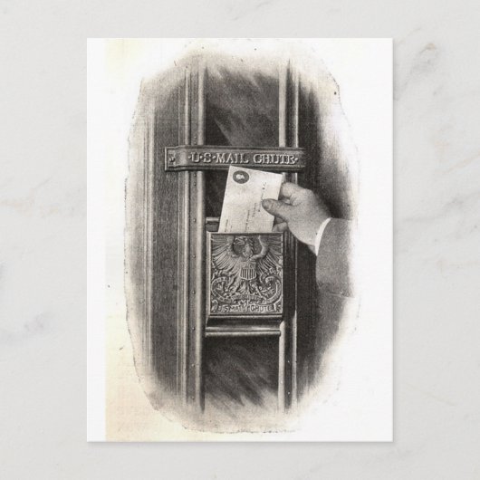 Carte Postale Boîte de messagerie vintage (Devant)