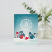 Carte Postale Boîte de Noël (Debout devant)