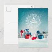 Carte Postale Boîte de Noël (Devant / Derrière)