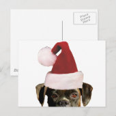 Carte postale boîte de Noël (Devant / Derrière)
