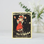 Carte Postale boîte de nuit vintage Belle Epoque (Debout devant)