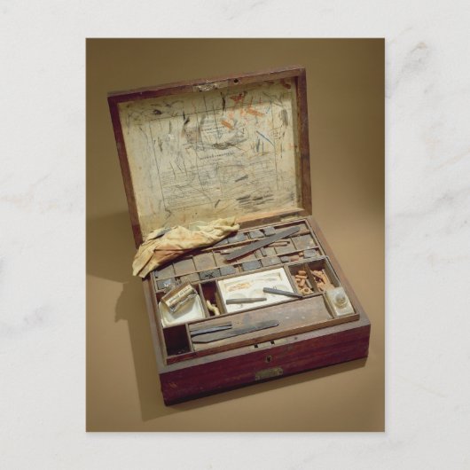 Carte Postale Boîte de peintures de John James Audubon (Devant)