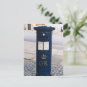 Carte Postale Boîte de Pilier Air Mail British (Debout devant)