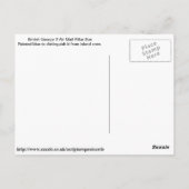 Carte Postale Boîte de Pilier Air Mail British (Dos)