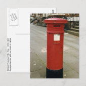 Carte Postale Boîte de Pilier britannique victorienne (Devant / Derrière)