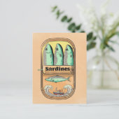 Carte Postale Boîte de sardines (Debout devant)