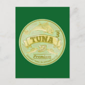 Carte Postale Boîte de thon pop art poisson en conserve (Devant)