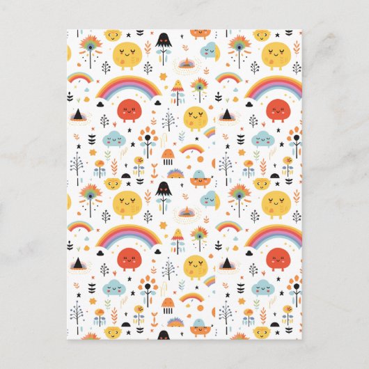 Carte Postale Boite moderne Orange et citrouille noir (Devant)