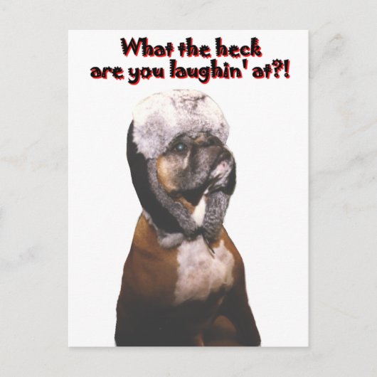 Carte Postale Boîte : Quel Heck ! (Devant)