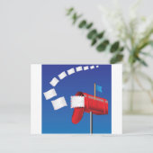 Carte Postale Boîte rouge (Debout devant)