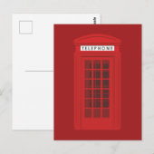 Carte Postale Boîte Téléphonique (Devant / Derrière)