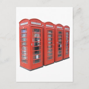 Carte Postale Boîte téléphonique Londres