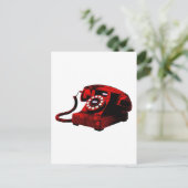 Carte Postale Boîte téléphonique Pop Art Old Desk (Debout devant)