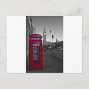 Carte Postale Boîte téléphonique rouge Londres
