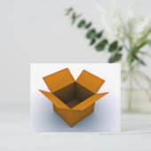 Carte Postale Boîte vide numérique (Debout devant)