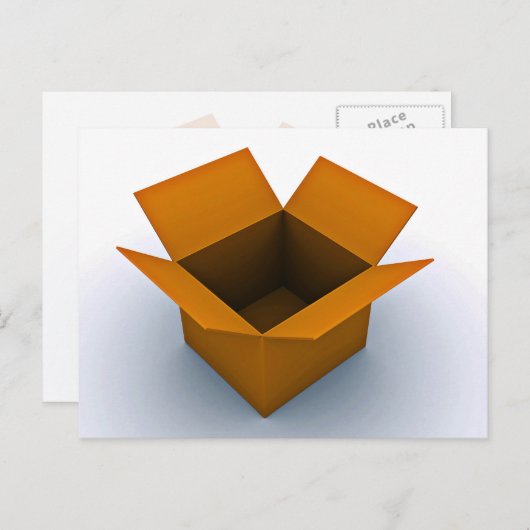 Carte Postale Boîte vide numérique (Devant / Derrière)