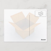 Carte Postale Boîte vide numérique (Dos)