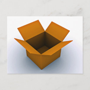 Carte Postale Boîte vide numérique