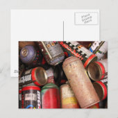 Carte Postale Boîtes de conserve (Devant / Derrière)