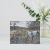 Carte Postale Boîtes de courrier (Debout devant)