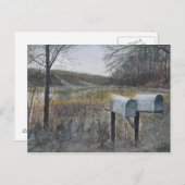 Carte Postale Boîtes de courrier (Devant / Derrière)