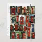 Carte Postale Boîtes postales britanniques (Devant / Derrière)