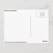 Carte Postale Boîtes postales britanniques (Dos)