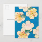 Carte Postale Boîtier de couleur Impression des fleurs de bois d (Devant / Derrière)