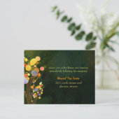 Carte Postale Boîtier de réception de mariage rustique (Debout devant)