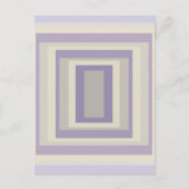 Carte Postale Boîtier En Lavande Grise De Chalk Conception géomé (Devant)