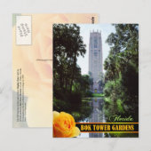 Carte Postale Bok Tower Gardens and Singing Tower, Floride (Devant / Derrière)