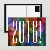 Carte Postale Bokeh 2016 (Devant / Derrière)