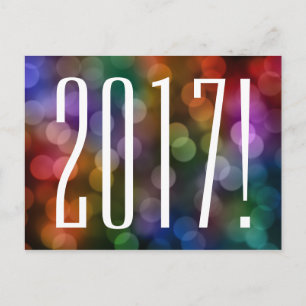 Carte Postale Bokeh 2017