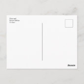 Carte Postale Bokeh clair et typographie 32 RSVP (Dos)