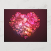 Bokeh-Lights-Heart-Shape-Vector-Arrière - plan BOK