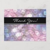 Carte Postale Bokeh lumières scintillantes événement branché mer (Devant)