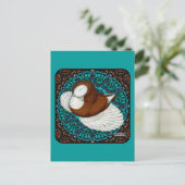 Carte Postale Bokhara Pigeon Fancy (Debout devant)