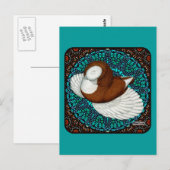 Carte Postale Bokhara Pigeon Fancy (Devant / Derrière)