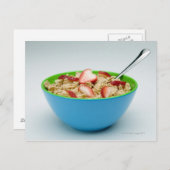 Carte Postale Bol de céréales (Devant / Derrière)