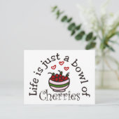 Carte Postale Bol De Cerises (Debout devant)