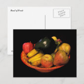 Carte Postale Bol de fruits (Devant / Derrière)