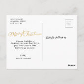 Carte Postale bold (Dos)