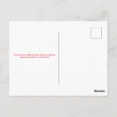 Carte Postale Bold Love Statement Saint Valentin (Dos)