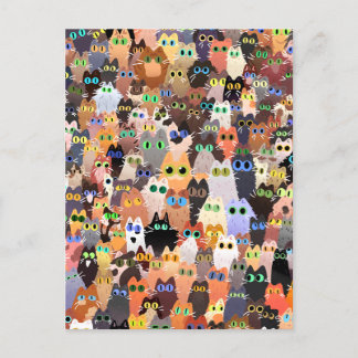 Carte Postale Boli en chats