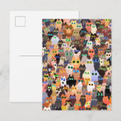 Carte Postale Boli en chats (Devant / Derrière)