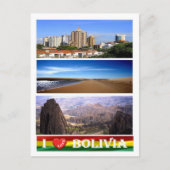 Carte Postale Bolivia - I love - (Devant)
