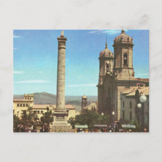 Carte Postale Bolivie vintage, Polosi, Colonne de la cathédrale