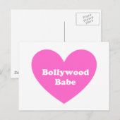 Carte Postale Bollywood (Devant / Derrière)