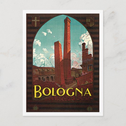 Carte Postale Bologne Bononia Italie Vintage voyage (Devant)